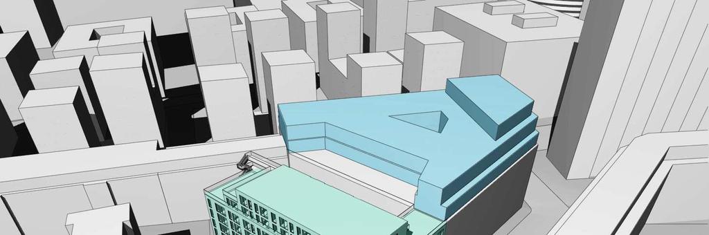 SID 8 (12) Perspektiv Skålen 24, i förgrunden Norrbackagatan: Strategisk Arkitektur Byggnadernas volymer och anslutning till omgivande bebyggelse kommer att studeras närmare i det fortsatta