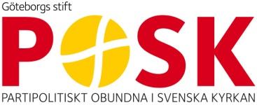 Bilaga 1 VERKSAMHETSBERÄTTELSE FÖR PARTIPOLITISKT OBUNDNA I SVENSKA KYRKAN I GÖTEBORGS STIFT 2016 Styrelsen lämnar härmed sin verksamhetsberättelse för perioden 2016-01-01 2016-12-31.