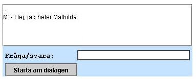 Fig. 9 : Java Applet som ingår i webinterface 2.6 Tidigare forskning om dialogsystem & CALL Vad har gjorts tidigare som eventuellt liknar det som är gjort i detta arbete?