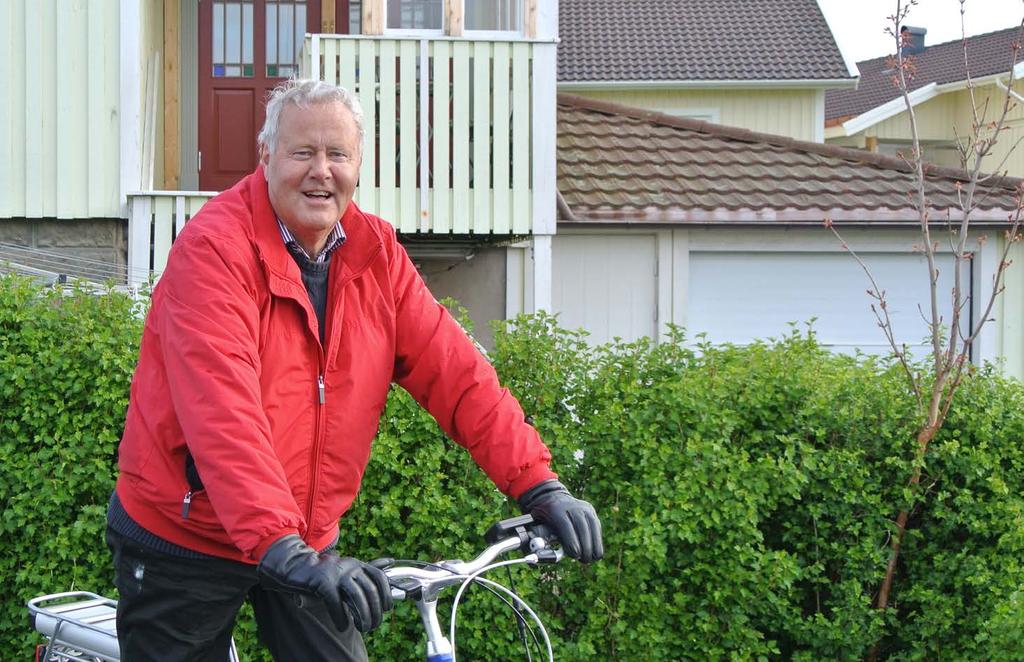 Jag tycker om människor! Ett samtal med Lars Henriksson Nästan varje dag cyklar Lars med sin nya elcykel till färjan och tillbaka. Frisk luft och motion.