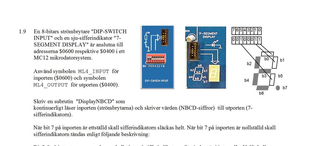 adresserna $400 och $401 i ett MC12 mikrodatorsystem.