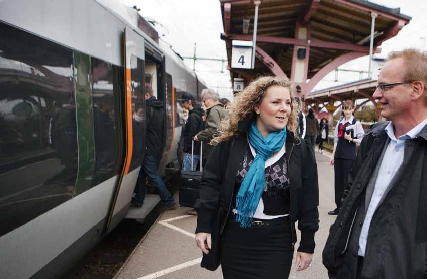 DUBBELSPÅR VIKTIGAST AV ALLT En utbyggnad av Västkustbanan till dubbelspår genom Varberg är det i särklass viktigaste projektet för Halland.