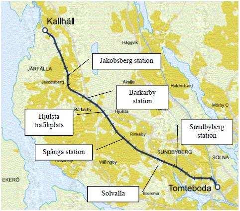 pendlingsmöjligheterna förbättras avsevärt och att den region från vilken man kan arbetspendla till Stockholm förstoras. Dessutom kan fler godståg än i dagsläget trafikera sträckan.