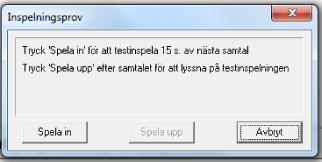 I några situationer saknas inkommande telefonnummer: - Personen har ringt från hemligt eller dolt nummer - Filen (inspelningen) har gjorts efter att personen varit parkerad och tagits upp igen av