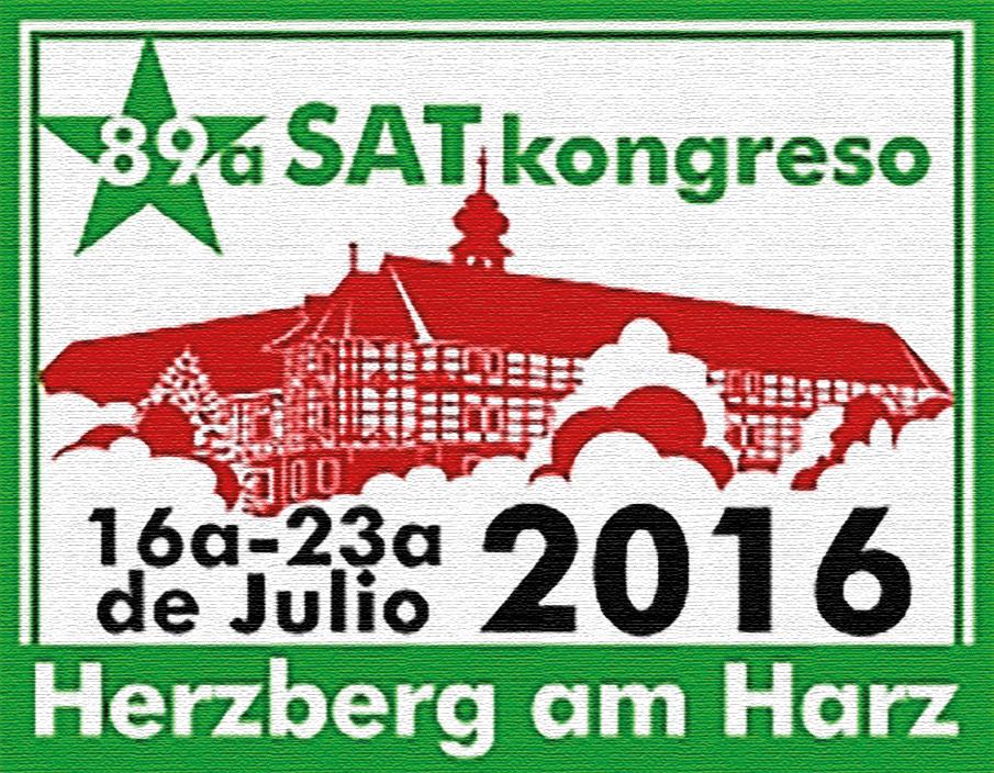 SAT-KO NGRE SO 20 1 6 Datoj: 16-23 julio 2016, semajnon antaŭ UK en Nitra, Slovakio, do eblos kombini la partoprenon en ambaŭ kongresoj kaj laŭ deziro pluveturi al Slovakio.