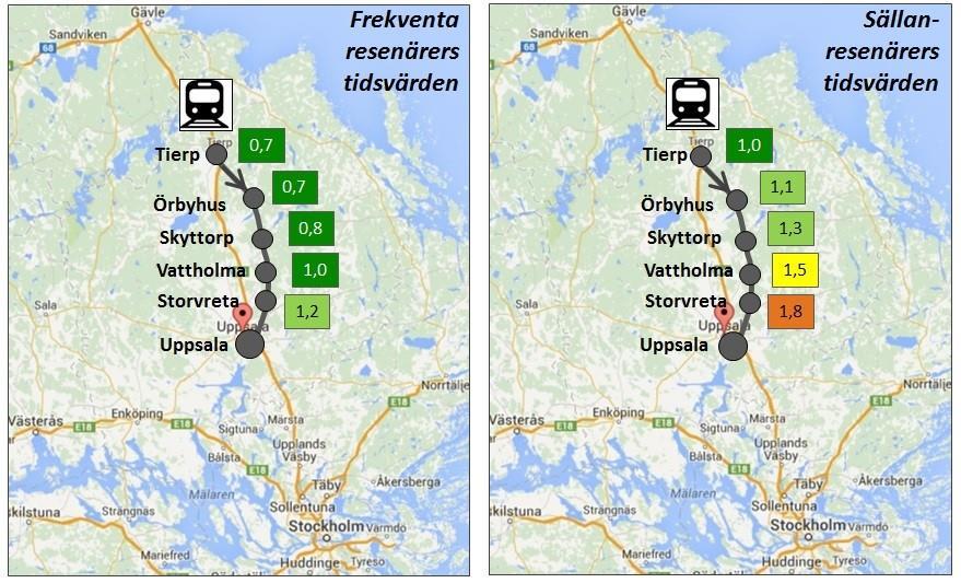 Bilaga KTN 2016 59 Bilagor - Trafikförsörjningsprogram 2016, beslutshandling Kollektivtrafikens konkurrenssituation gentemot bilen är, enligt de resenärer som mer sällan reser med kollektivtrafik,