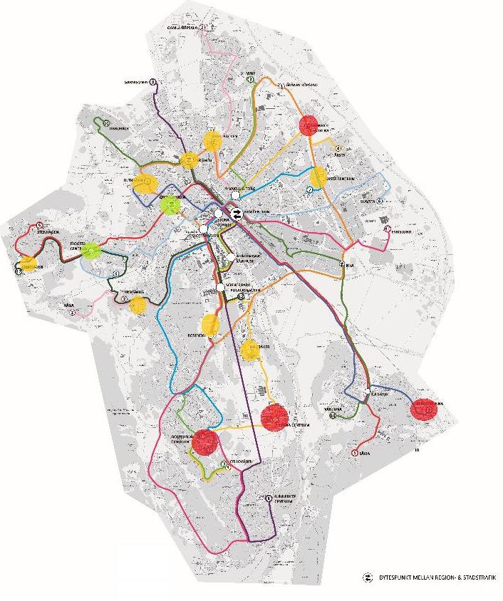 Bilaga KTN 2016 57 19 6.3 Vi växer med Uppsala Linjenätet är anpassat efter ett växande Uppsala och förberett för nästa generation.