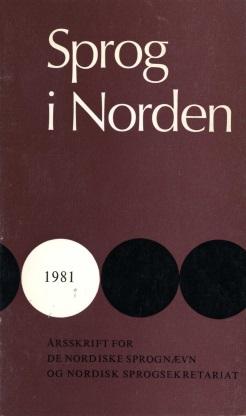 Sprog i Norden Titel: Forfatter: Kilde: URL: Nordisk språkkonvention Lars Dufholm Sprog i Norden, 1981, s. 64-69 http://ojs.statsbiblioteket.dk/index.