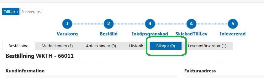 Ta för vana att skanna in dem och montera/bifoga skannad kopia med beställningen, se instruktion i bild 8