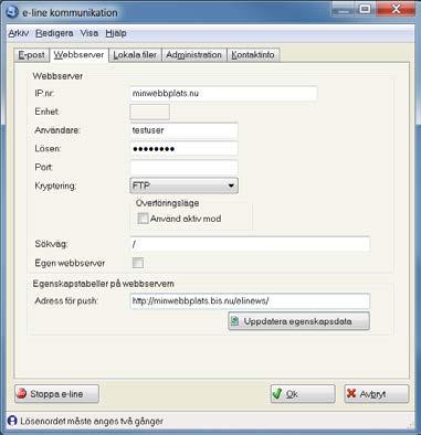 Egen webbserver för drift För att sätta upp en egen webbserver för e-line krävs mycket god kännedom om Pyramid, Windows Server 2008 och IIS7/IIS7.