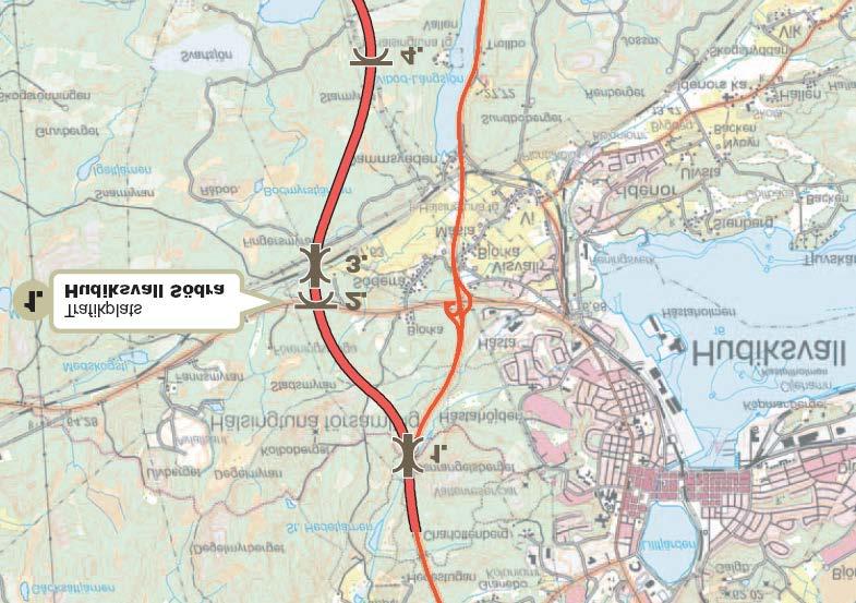 1.2 Rambölls uppdrag Inför kommunens planläggning av nya området begär trafikverket en redovisning av de konsekvenser nyetableringen medför i form av nya anslutningspunkter mot RV 84 och de