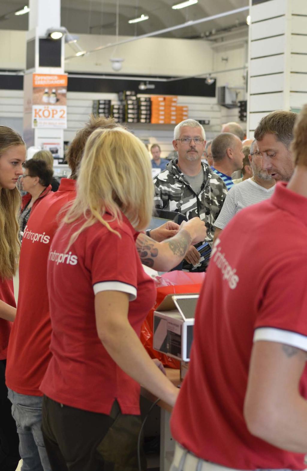 Butikspersonalen hade fullt upp under den