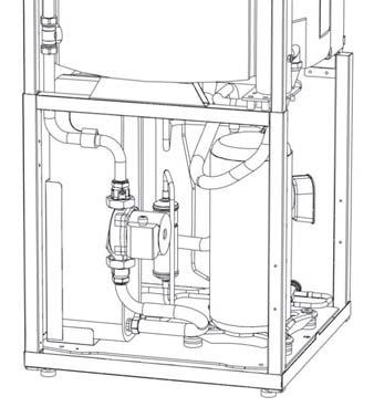 Ved ombygning af varmepumpe C6-C7 skal el-patronen aktiveres til 9 kw for radiatorsystemet.