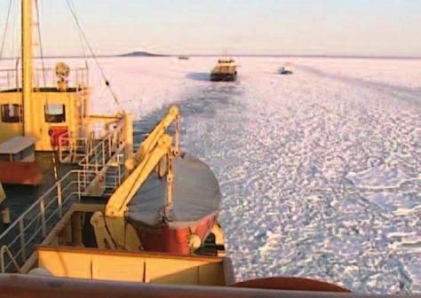 I början av mars när issituationen förvärrades ersattes Baltica av isbrytaren Atle som i samband med förflyttningen till Gävlebukten även bröt upp basrännan på Ångermanälven Under resten av månaden