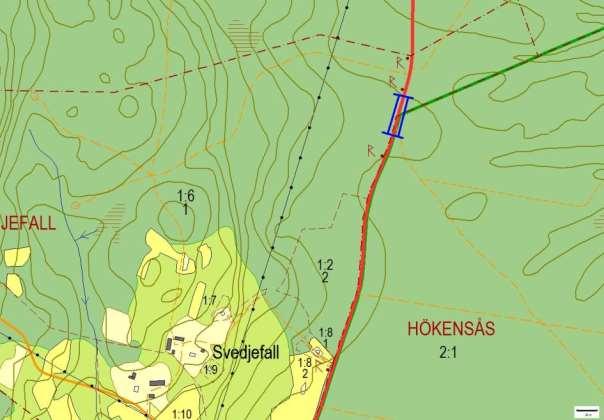 Artrika vägkanter 2829, Norra Svedjefall, SVEDJEFALL Motivering: Riklig förekomst av den rödlistade slåttergubben (NT).