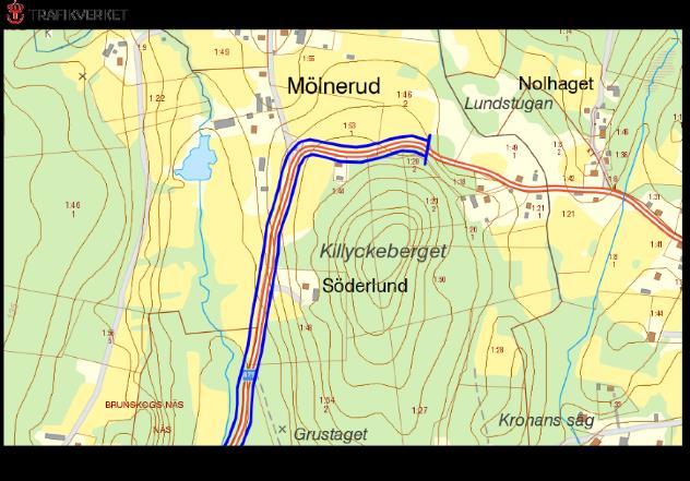 875, Byn-Mölnerud, MÖLNERUD Motivering: Rikblommig vägkant med fynd av violettkantad guldvinge(nt).