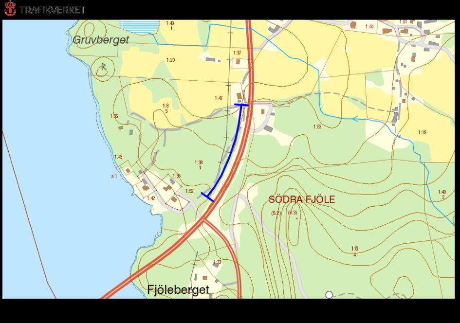 Hänsynsobjekt 175, Södra Fjöle, SÖDRA FJÖLE Motivering: Grusig torr slänt med mycket lavar.