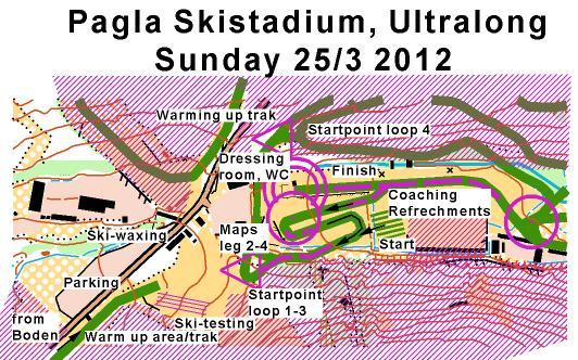The competitors can enter the start area 10 min before start and must be at their startposition 3 min before start. Official will hand out the map 15 sek before start.