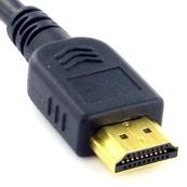 ➊ Koppla HDMI-kabeln från din dator till HDMI-kontakten (märkt HDMI 1 ) på väggen bredvid ljud- och