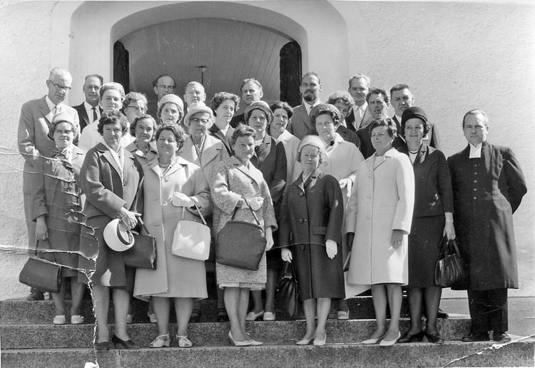 Konfirmandjubileum i Frändefors. Troligen 40 år.