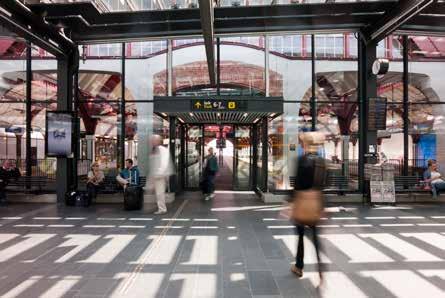 TES 4 37 Triangelns station I och med Citytunneln fick Malmö två nya stationer, Triangeln och Hyllie.