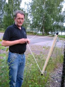 Klubbens antennpark under förvandling Vår gamla trotjänare, den förlängda FD4-antennen som redan på Gökhöjdstiden förde våra signaler ut över världen, är nu