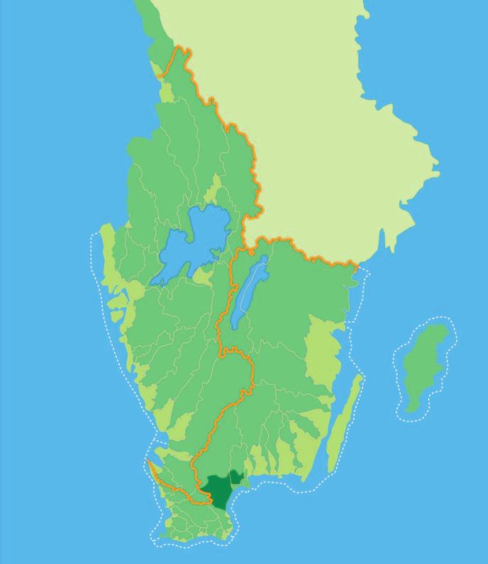 Ett vattenråds grundläggande geografiska utsträckning bör sammanfalla med ett eller flera avrinningsområden Inlandsvatten- och kustvattenorganisationer bör ha nära samarbete eller arbeta tillsammans