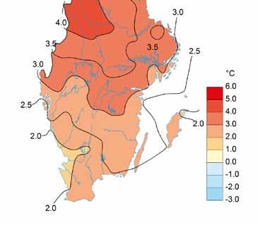 Väder i mars 2016 Avvikelse medeltemperatur mars månad Temperatur Mars var en varm månad med en