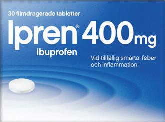 60 brustabletter Alvedon Novum Tablett 500 mg* Receptfritt läkemedel mot tillfällig värk och feber (paracetamol).