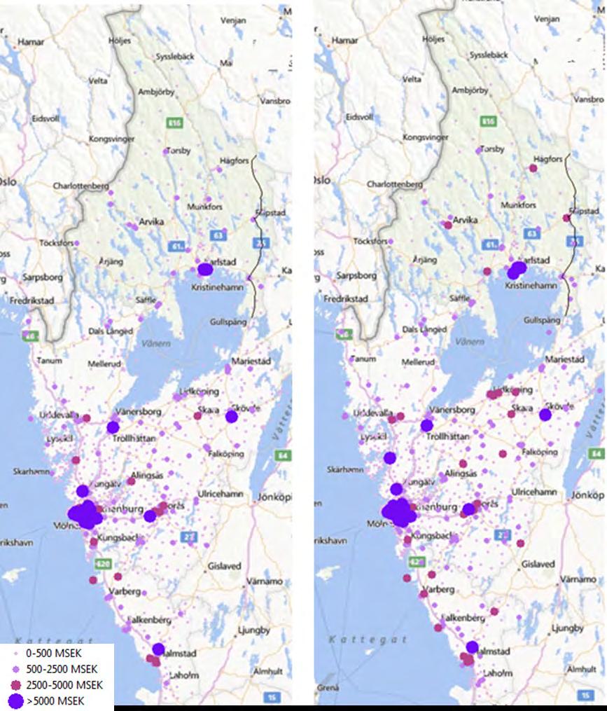 Figur 4: Företagens konsumtion (tv) och