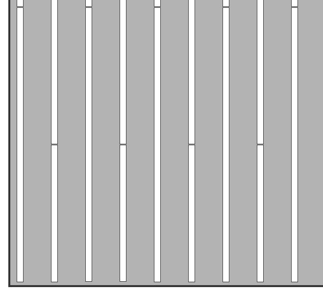 6 Att bestämma nödvändiga expansionsutrymmen 122 cm 36 cm OBS! Expansionsutrymme mot kortsidans vägg: 0,08 % x hallens längd, dock minimum 30 mm OBS!