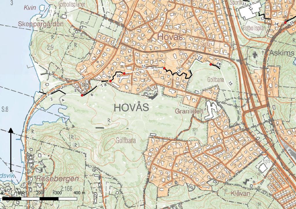 Resultat Resultaten av undersökningarna i Hovåsbäcken redovisas nedan.