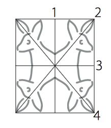 Ecolier 2010 nr 3, Mary har en bild på fyra kängurur. Vilka av linjerna är symmetrilinjer? Cadet 2010 nr 1, Hur många symmetrilinjer har figuren?