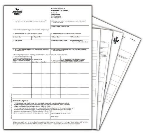 Sid. 8:2-5 8:6-7 8:8-9 8:10-11 8:12-13 Varje enskild färdjournal ska ha ett identifikationsnummer. Företaget bestämmer självt enligt vilket system den numreras.