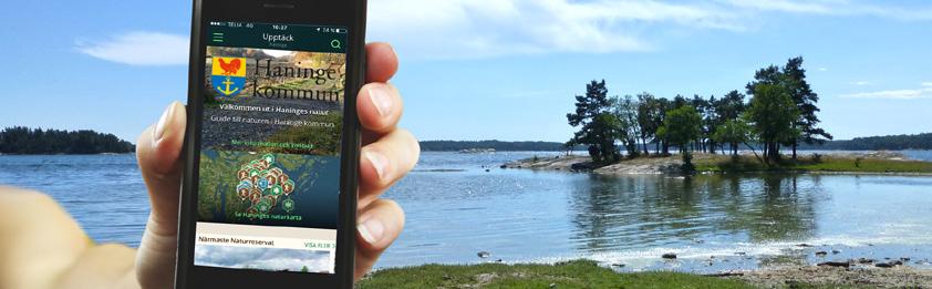 Haninge naturkarta appen som visar vägen till naturen Har du en smartphone eller läsplatta? Ladda då ned appen Haninge naturkarta och upptäck Haninges fantastiska natur!