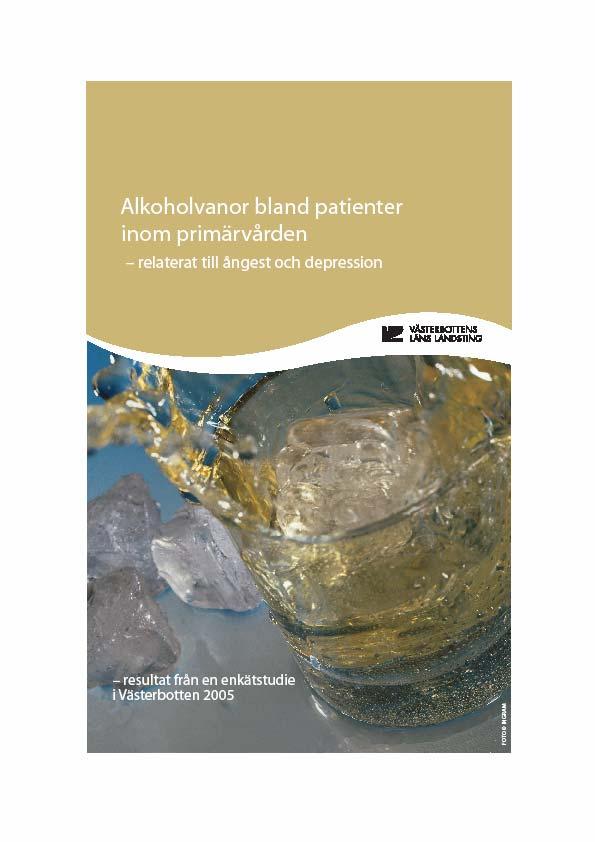 Väntrumsstudie (2005) 1800 enkäter fördelade på 11 VDC i Västerbotten Patienter 18 år och äldre som besökte läkare Svarsfrekvens 78 % Förutom uppgift om kön, ålder och kontaktorsak