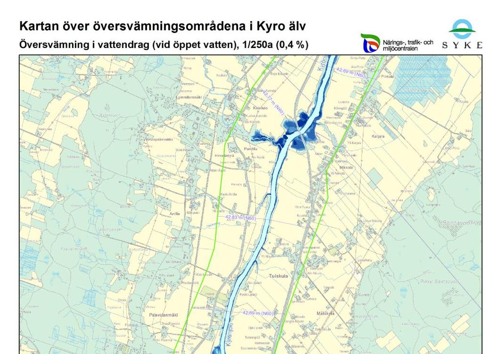 Översvämningskartorna över