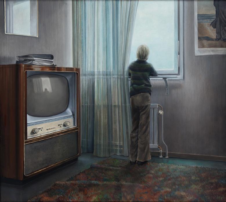 Gåvan Carl-Johan Bolanders öga för konst Galleri 3+4 1 april - 3 september Ansvarig intendent: Martin Sundberg Peter Tillberg, Jonas och TV:n, 1972-76 Gåvan utgår ifrån den stora donation som