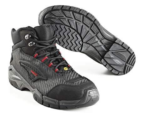Dubbel effekt: både den uttagbara inläggssulan och den flexibla PU/gummisulan är stödarbsorberande. Halksäker och slitstark sula (SRCcertifierad). Stabil sko med bra grepp.