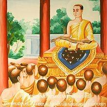 Tipitaka De tre korgarna Buddha var en lysande organisatör som drog till sig duktiga lärjungar och stöttepelare. Vid hans död var den munkorden/sangha som han hade grundat en livskraftig institution.