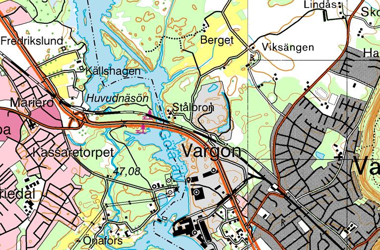 1. Göta älv (PMK Vargön) 1. Vattendrag: Göta älv Lokal: PMK Vargön X-koord: 647630 Y-koord: 129905 Top.