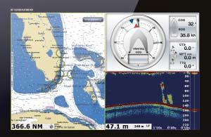 zoomning, centrering, markör/skrollning, start/ stopp av NAVpilot,