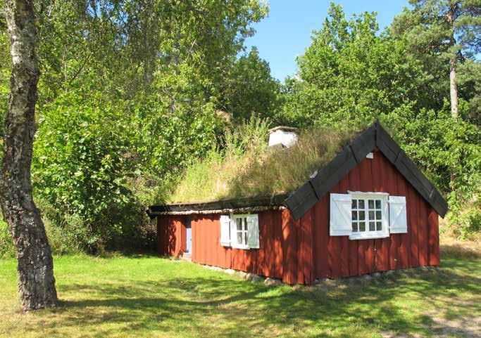 8. FORNGÅRDEN NÄRPARK Parkkvarter Ca 4 ha Naturreservat STRÖMSLUND 1:15 000 Forngården är ett friluftsmuseum med redskap och byggnader samlade från det gamla Trollhättan.