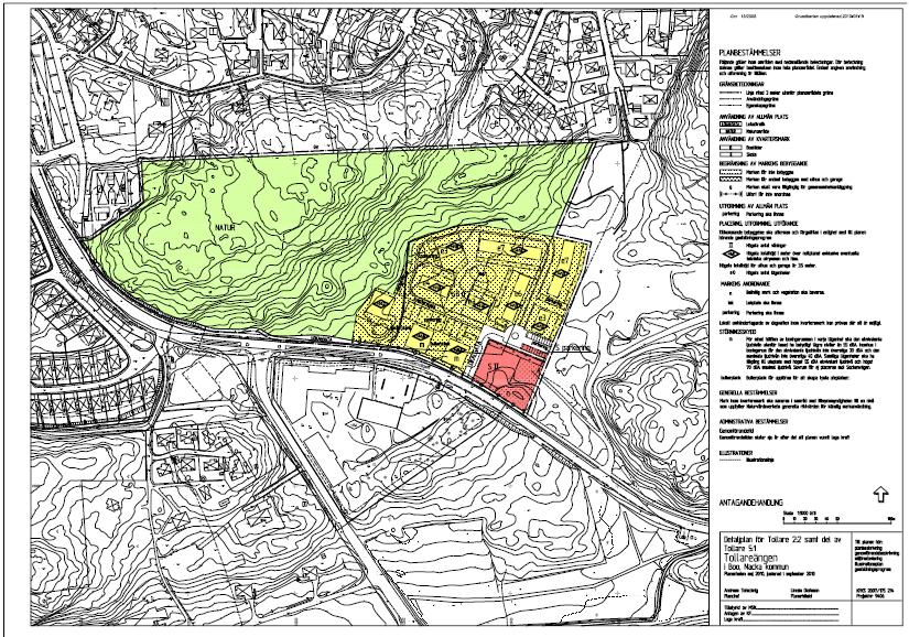 Bilaga 2c, förslag detaljplan med planbestämmelse till ansökan och överenskommelse om fastighetsreglering,