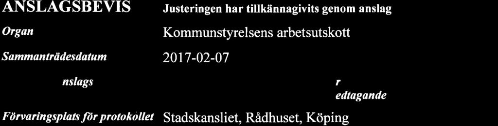 Anette Mattsson Jeanette von Arnold Mia Uddgren CamillaNilsson Lars-Olov Johansson Kajsa Landström ordfürande v ordfürande ledamot ledamot ersättare tf kommunchef ekonomichef teknisk chef