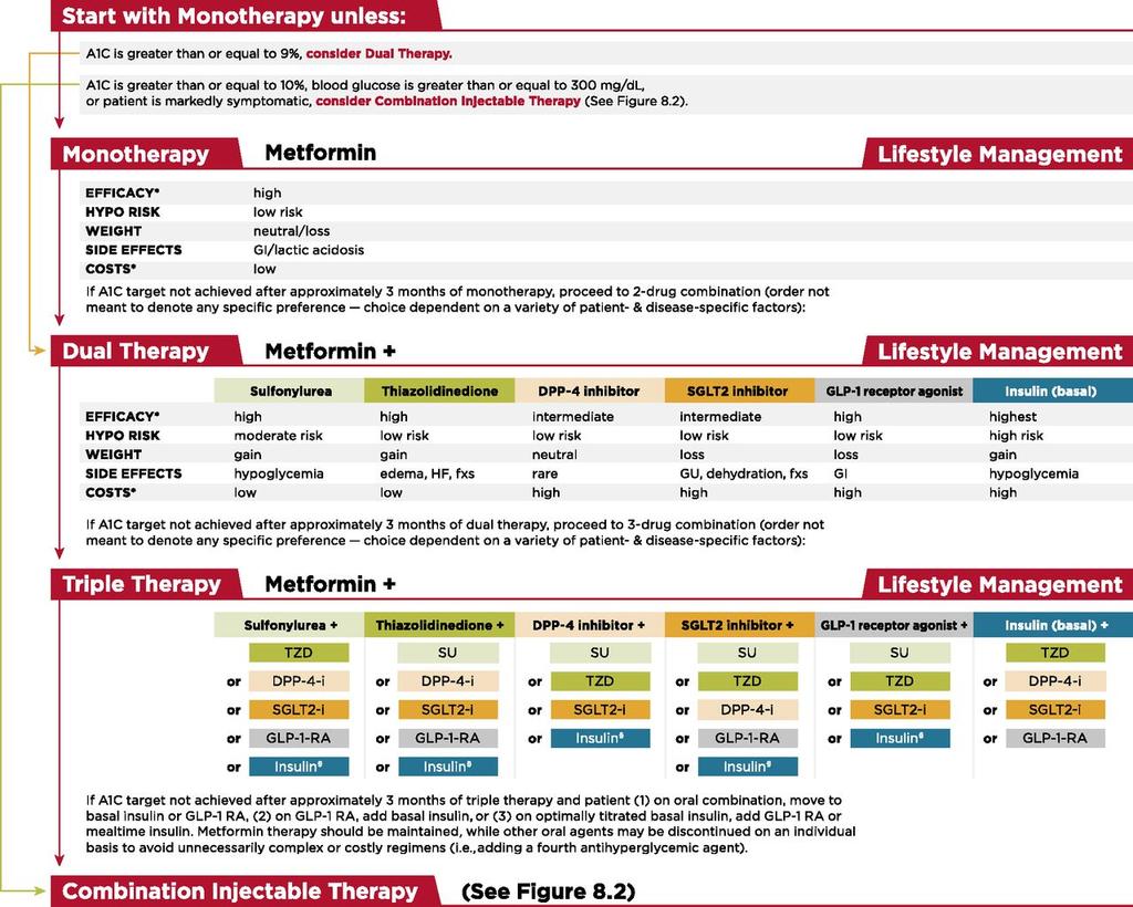 Antihyperglycemic therapy in type 2 diabetes: general recommendations.
