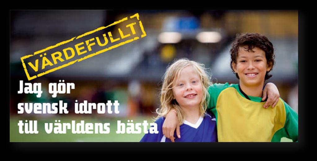 För våra organisationer handlar det om att praktiskt arbeta med värdegrundsfrågorna vid t.ex. föreningars egna arbete med Värdefullt samt vid idrotts- och fotbollsskolor. Läs mer www.