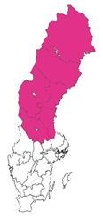 Norra Sverige Norra Sverige ökade sin omsättning med 25 procent under jämfört med 2009. Norra Sverige omsatte 1,5 miljarder kronor under året, vilket motsvarade 9 procent av rikets totala omsättning.