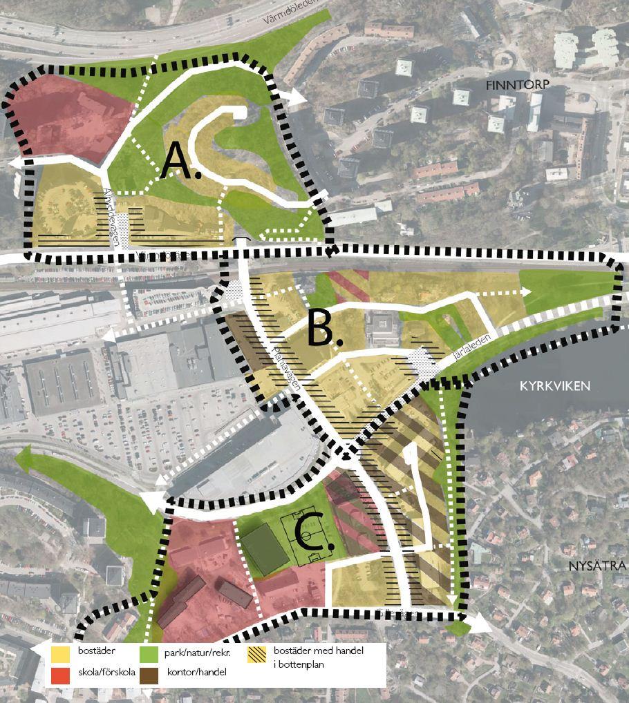 FRN utskick1 27 nov 136 av 232 2 (2 Programområdet kommer troligen att påverkas av en framtida tunnelbanesträckning genom området.