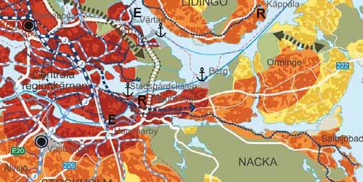 FRN utskick1 27 nov 151 av 232 PLANERINGSFÖRUTSÄTTNINGAR PROGRAM FÖR NACKA STRAND REGIONALT PERSPEKTIV Den regionala utvecklingsplanen för Stockholmsregionen (RUFS 2010 har som vision att